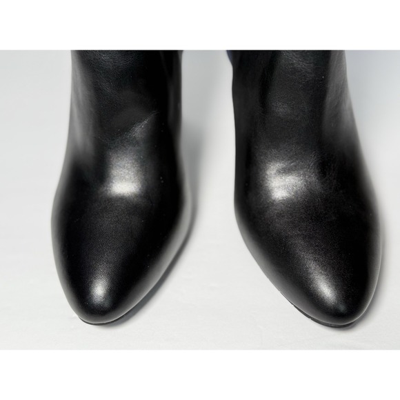 NEW Cabi Women's Bisset Booties Black & Burgundy Leather Sz 8 w/Box #6004 - Picture 6 of 16